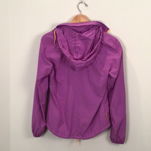 Nike live strong windbreaker. Women. Purple. Hidden hood inside collar. Size S - Picture 5 of 5